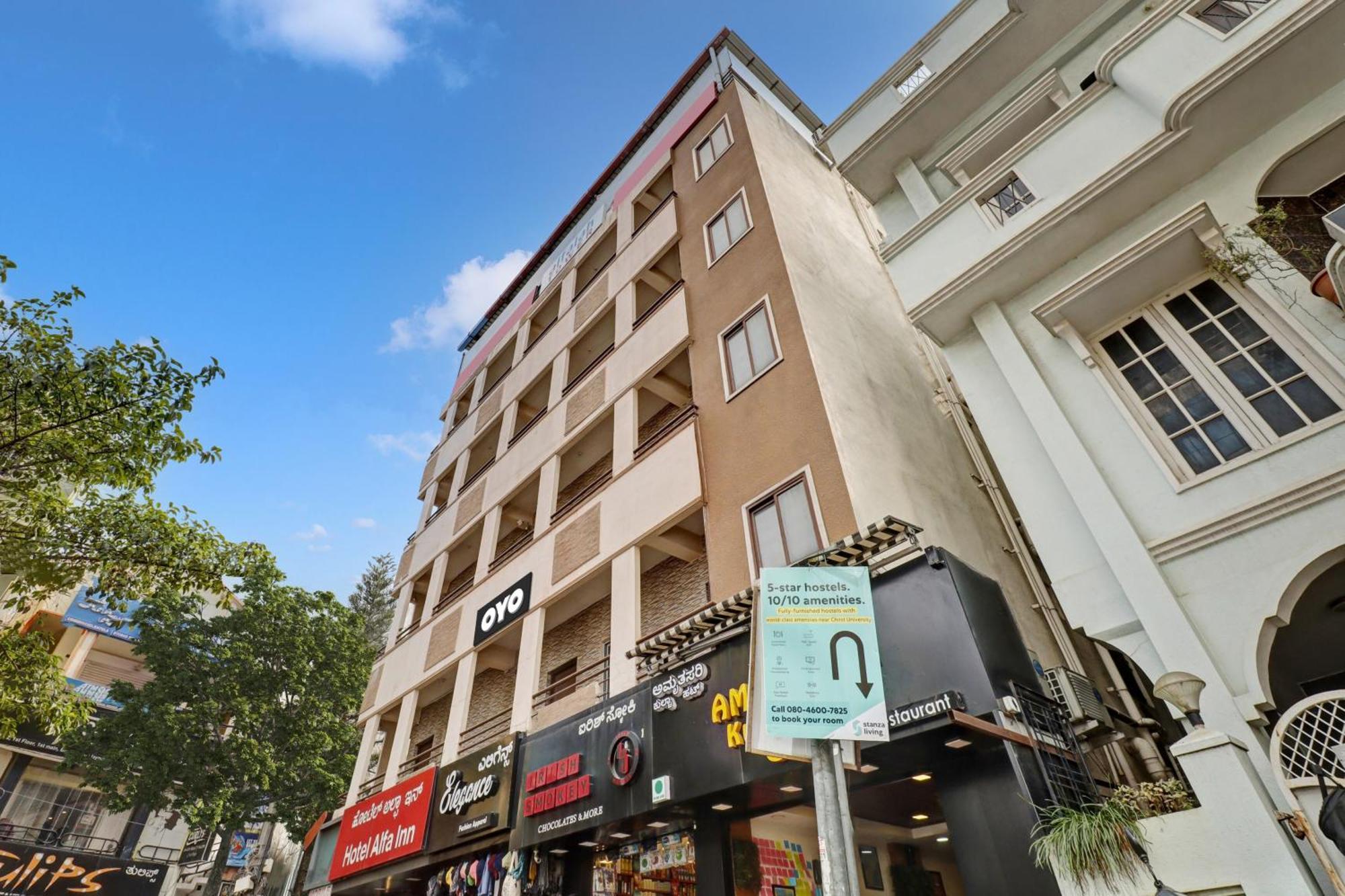 העיר בנגלור Hotel O Alfa Inn מראה חיצוני תמונה